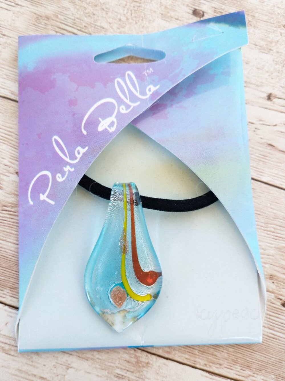 Cousin Corporation Perla Bella Glass Spoon Pendant 23x45mm New Jewelry Supply